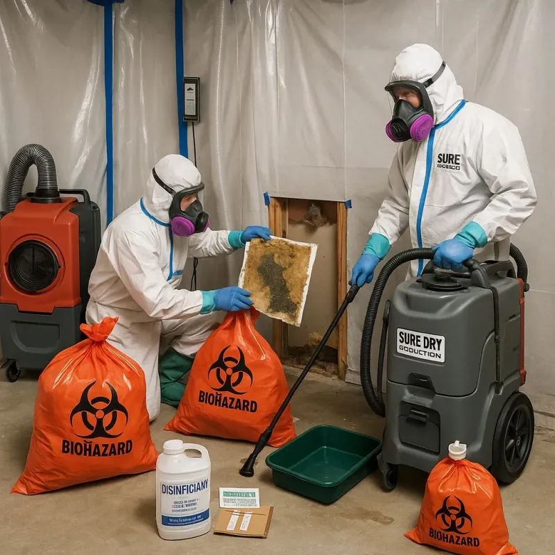 Contaminated Water Handling Protocols process in Patterson, LA