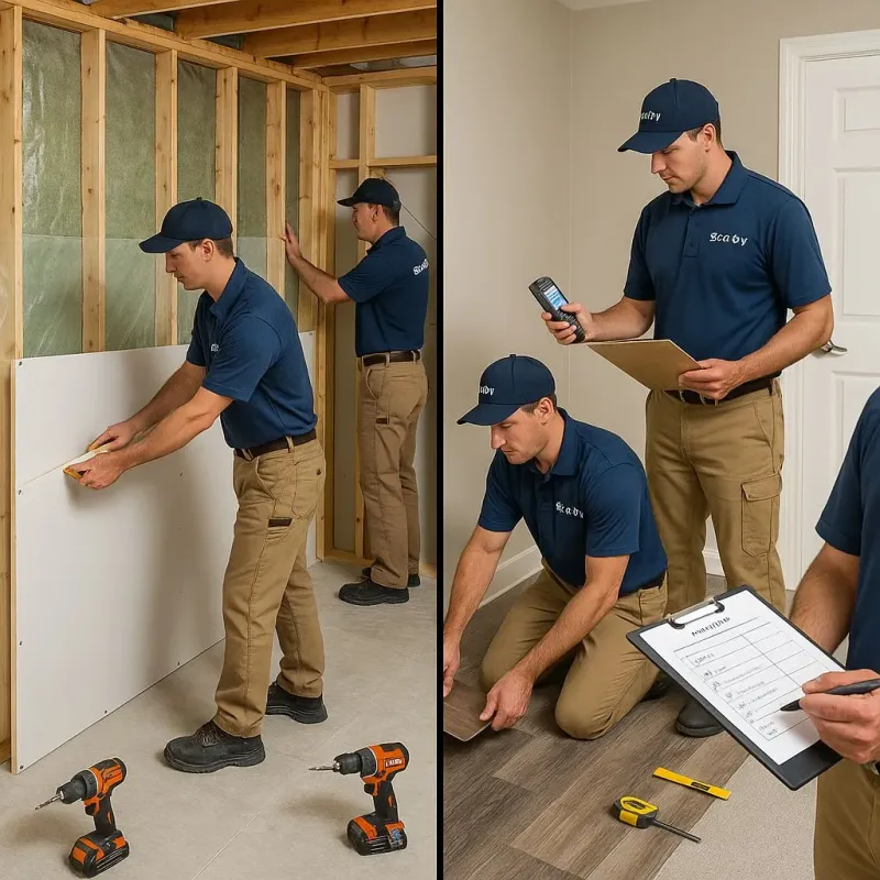 Repairs and Reconstruction process in Patterson, LA